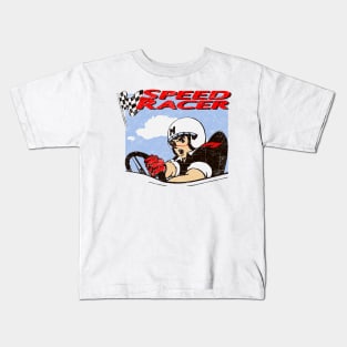 Classic Go Speed Racer Go - Distressed Style Kids T-Shirt